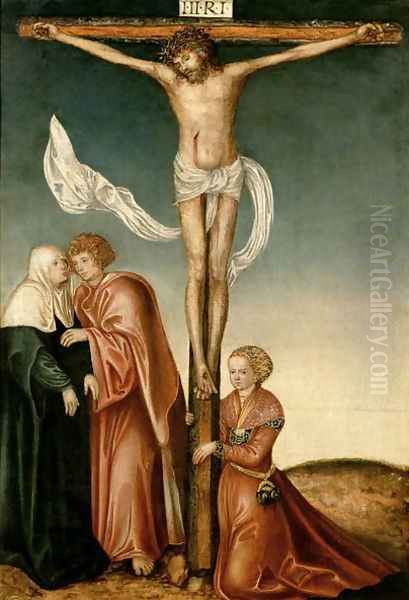 The Crucifixion Oil Painting by Lucas The Younger Cranach