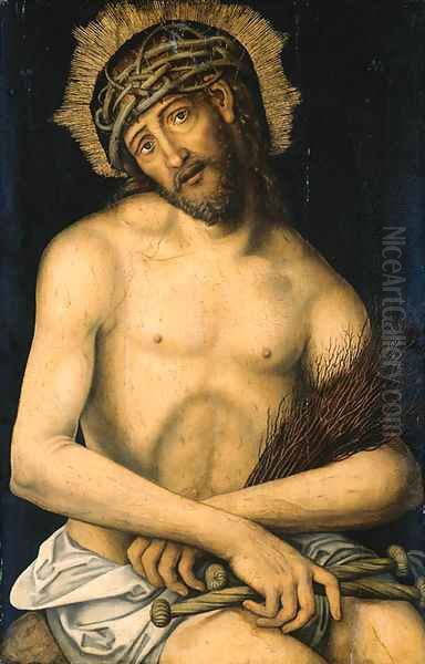 Christ Oil Painting by Lucas The Younger Cranach