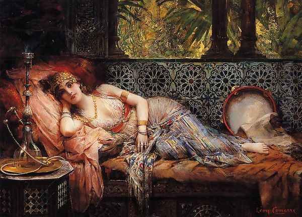 Odalisque Oil Painting by Leon Francois Comerre