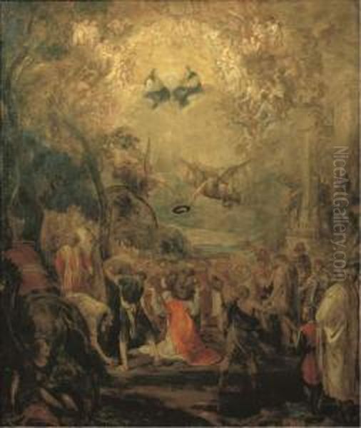 Martirio Di Santo Stefano Oil Painting by Adam Elsheimer