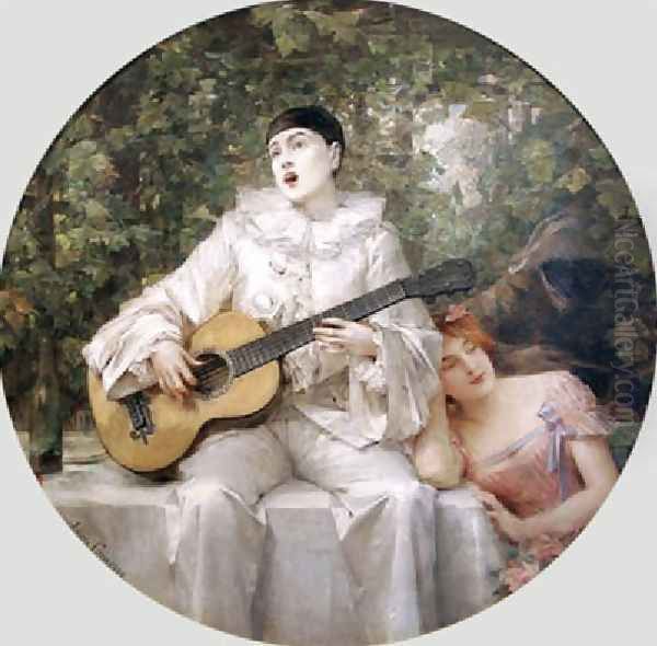 The Serenade Oil Painting by Leon Francois Comerre