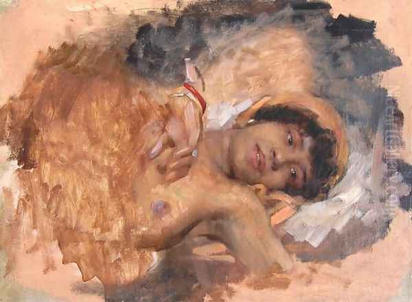 Study of a nude Oil Painting by Leon Francois Comerre