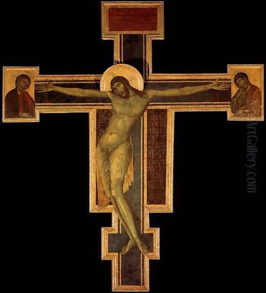 Crucifix 1287-88 Oil Painting by (Cenni Di Peppi) Cimabue