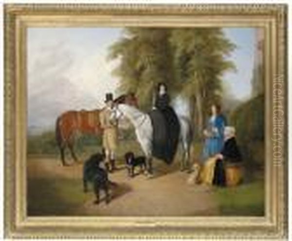 The Morning Ride Oil Painting by Henry Hetherington Emmerson