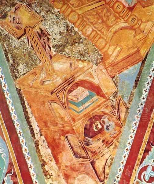 St John (detail) Oil Painting by (Cenni Di Peppi) Cimabue