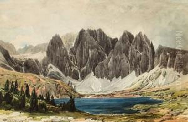 Tal In Der Umgebung Von Zakopane (hohe Tatra) Oil Painting by Thomas Ender