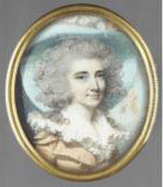 Portrait Of A Lady Oil Painting by George Engleheart