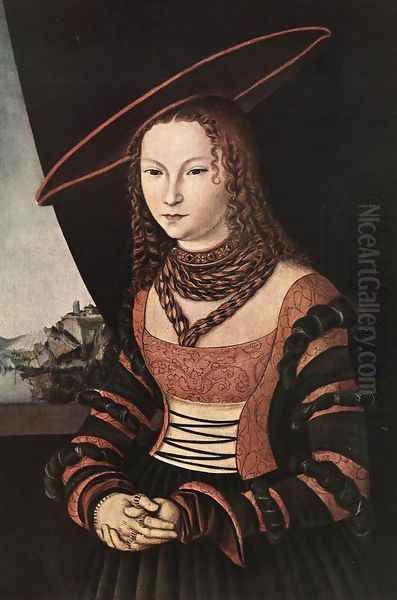 Portrait of a Woman 1526 Oil Painting by Lucas The Elder Cranach