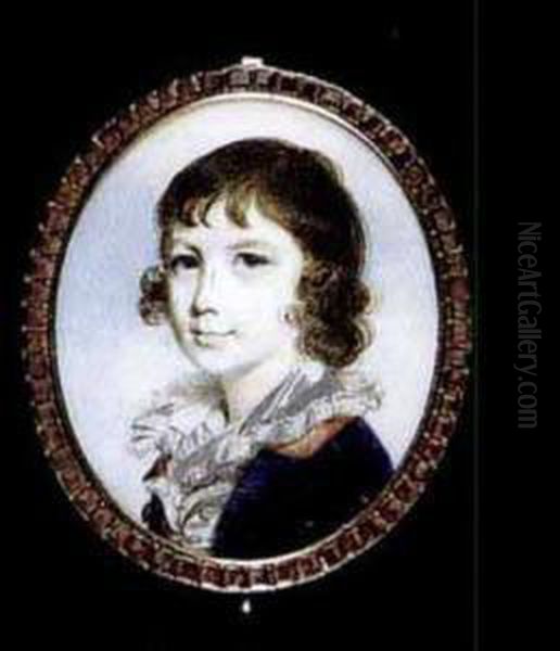 Young Boy Oil Painting by George Engleheart