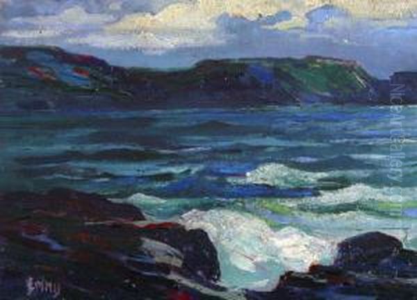 Gatheringstorm Oil Painting by George Pearse Ennis