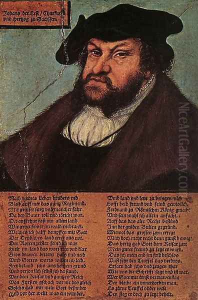 Frederick III the wise Oil Painting by Lucas The Elder Cranach