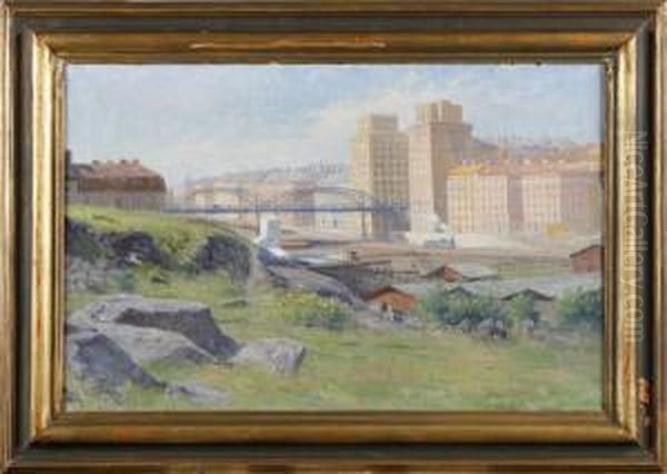 Eriksbron Oil Painting by Elias Erdtman