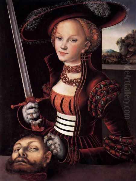 Judith Victorious by Lucas The Elder Cranach