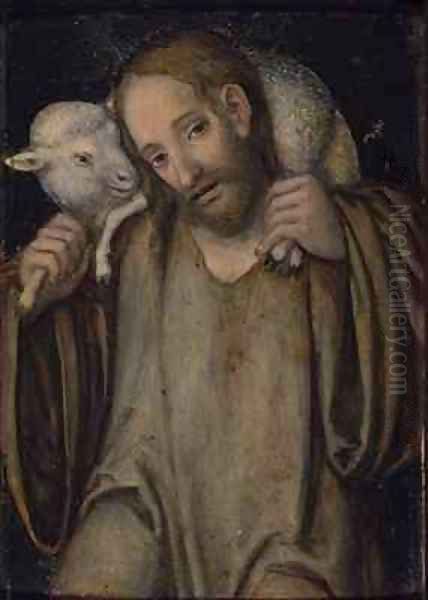 The Good Shepherd Oil Painting by Lucas The Elder Cranach