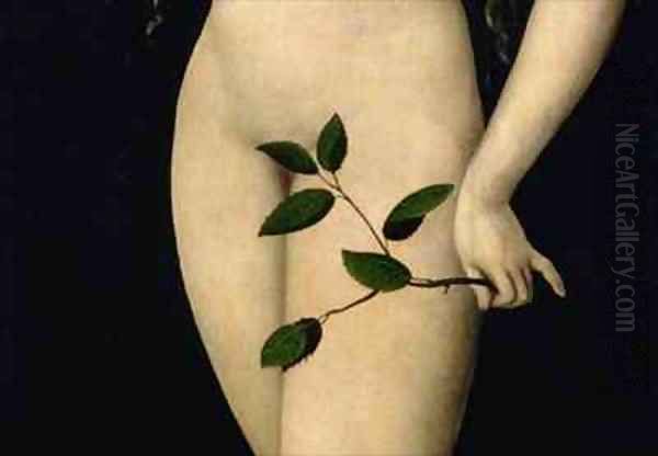 Eve Oil Painting by Lucas The Elder Cranach