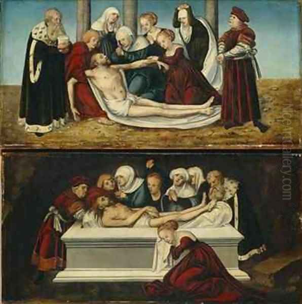 The Deposition Oil Painting by Lucas The Elder Cranach