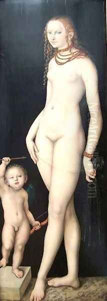 Venus and Cupid 6 Oil Painting by Lucas The Elder Cranach