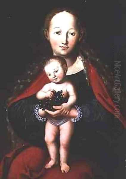 The Virgin and Child Oil Painting by Lucas The Elder Cranach