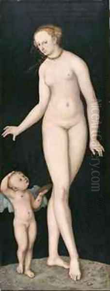 Venus and Cupid 3 Oil Painting by Lucas The Elder Cranach