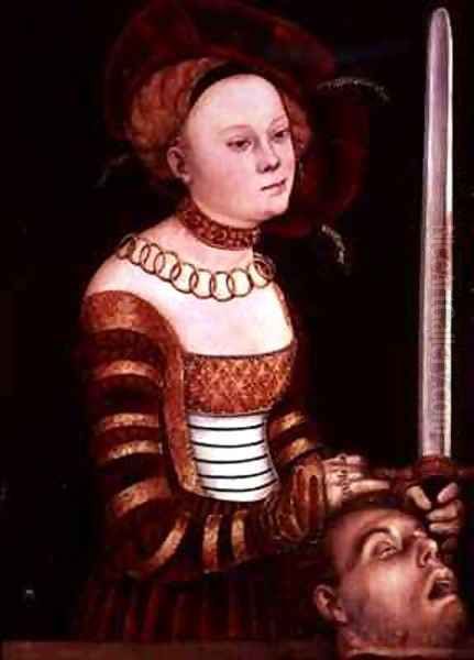 Judith Oil Painting by Lucas The Elder Cranach