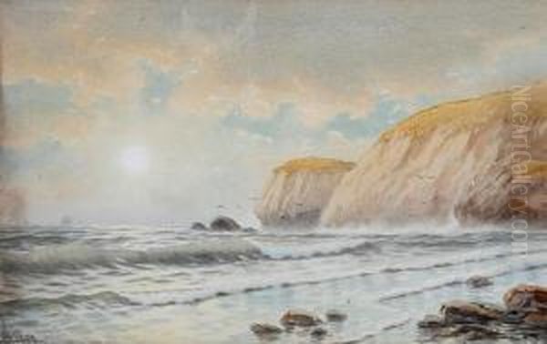 Coastal Scene Oil Painting by George Emerick Essig