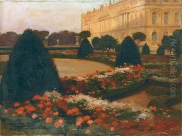 Les Jardins Du Luxembourg Oil Painting by Denis Etcheverry