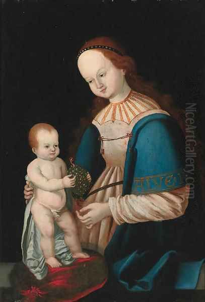 The Madonna and Child Oil Painting by Lucas The Elder Cranach