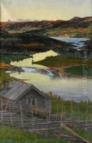 Norrlandskt Landskap Oil Painting by Prince Eugen Of Sweden