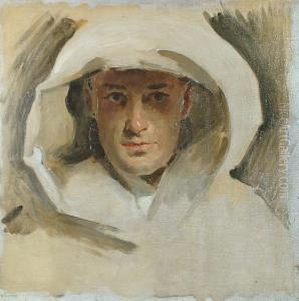 The Prophet Hosea, Circa 1918 Oil Painting by Reginald Grenville Eves