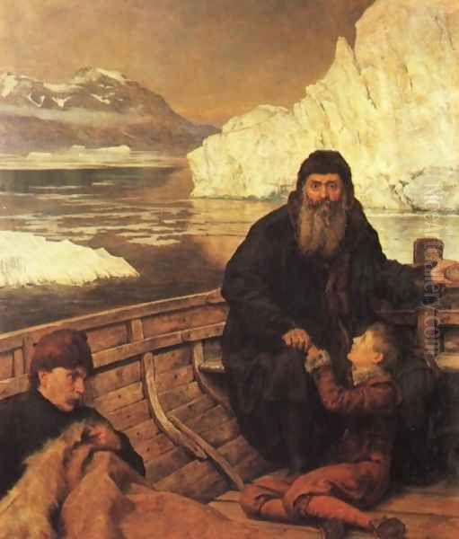 The Last Voyage of Henry Hudson Oil Painting by John Maler Collier