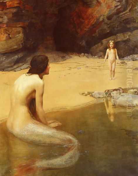 The Land Baby Oil Painting by John Maler Collier