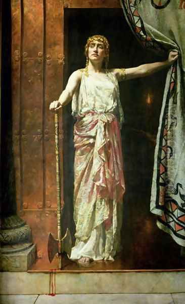 Clytemnestra, 1882 Oil Painting by John Maler Collier