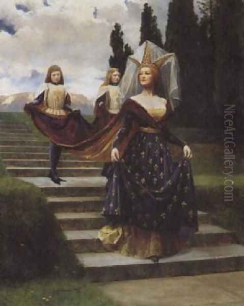 The Grand Lady Oil Painting by John Maler Collier