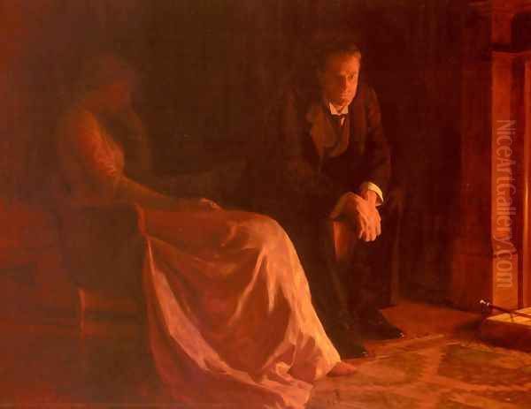 The Confession Oil Painting by John Maler Collier