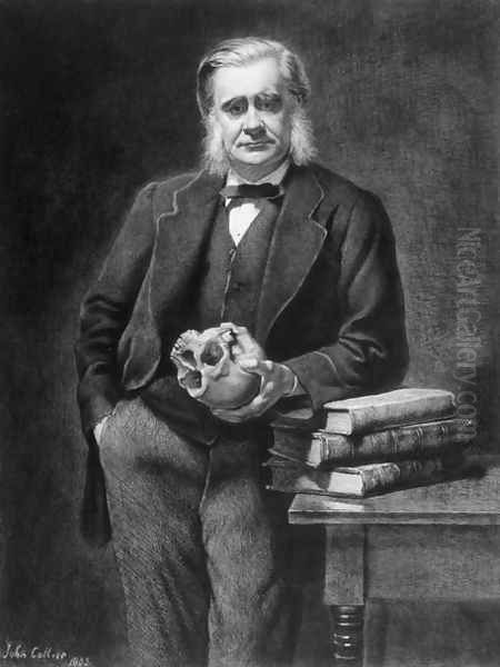 Thomas Henry Huxley (1825-95) 1885 Oil Painting by John Maler Collier