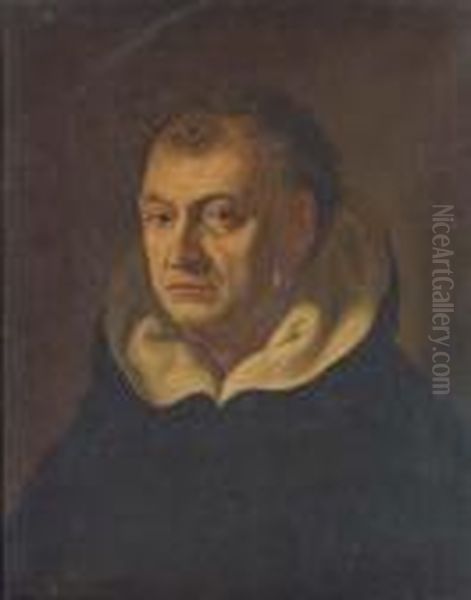 Portrait Of A Dominican, Bust-length Oil Painting by Francois-Xavier Fabre