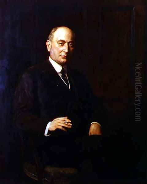 Portrait of Sir Landon Ronald Oil Painting by John Maler Collier