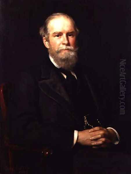 Portrait of Sir John Lubbock (1834-1913), 1st Baron Avebury Oil Painting by John Maler Collier