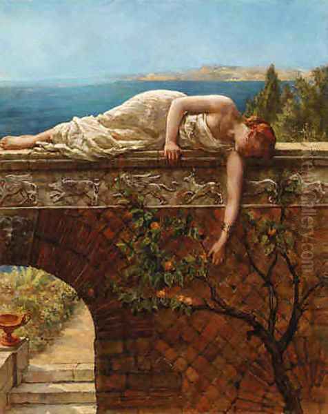 The Daughter of Eve Oil Painting by John Maler Collier