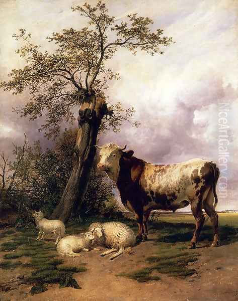 The Lord Of The Pastures Oil Painting by Thomas Sidney Cooper