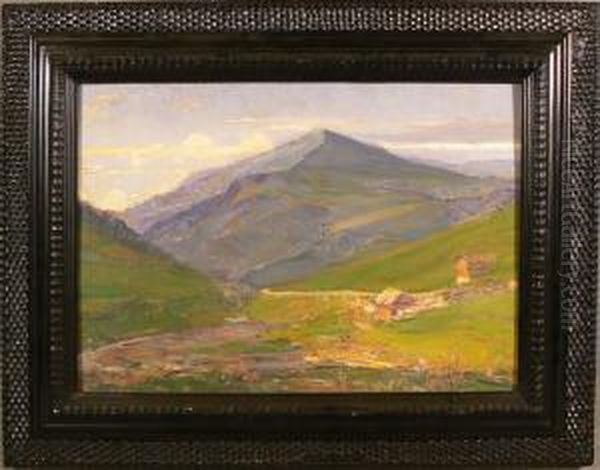 Paesaggio Montano Oil Painting by Alberto Falchetti