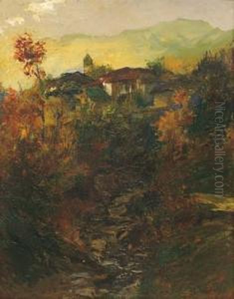 Paesaggio Alpino by Alberto Falchetti