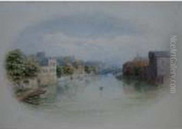 York From Lendal Bridge Oil Painting by George Fall