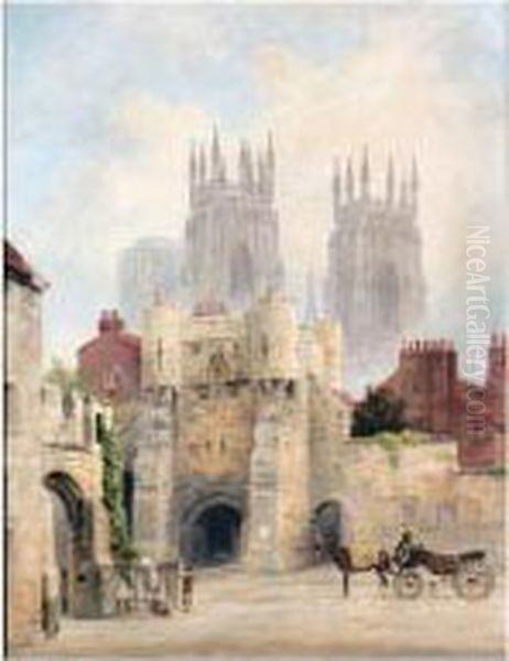 York Minster Oil Painting by George Fall