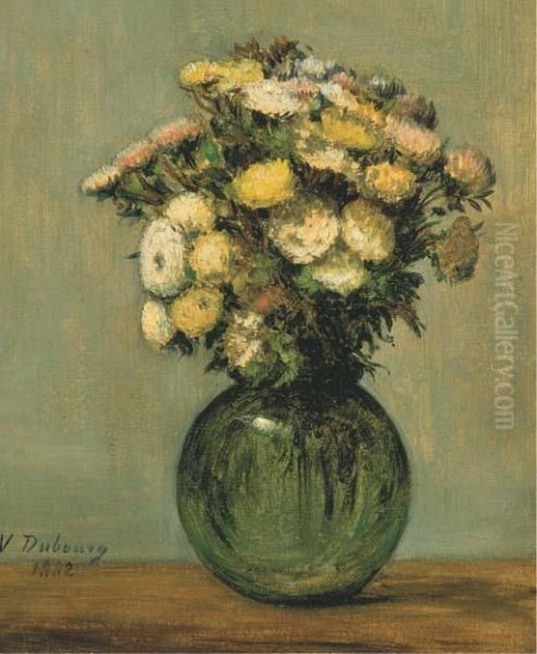 Reines-marguerites Oil Painting by Victoria Dubourg Fantin-Latour