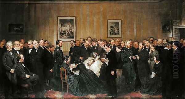 The Death of Lincoln, 1868 by Alonzo Chappel