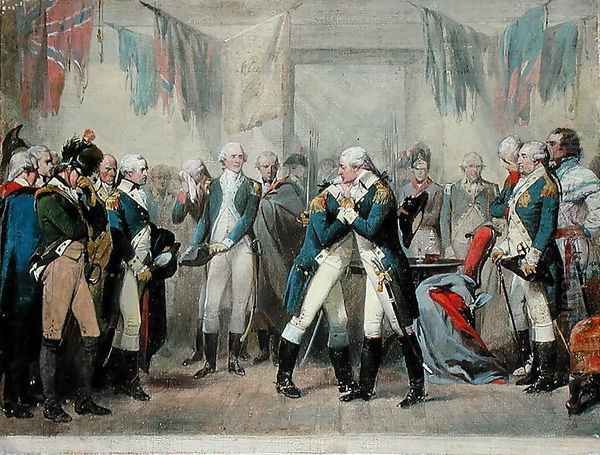 Washington's Farewell to his Officers Oil Painting by Alonzo Chappel