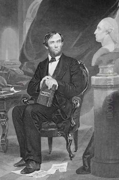 Portrait of Abraham Lincoln (1809-65) Oil Painting by Alonzo Chappel