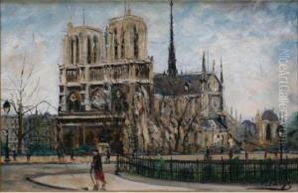 Paris Oil Painting by Pierre Farge