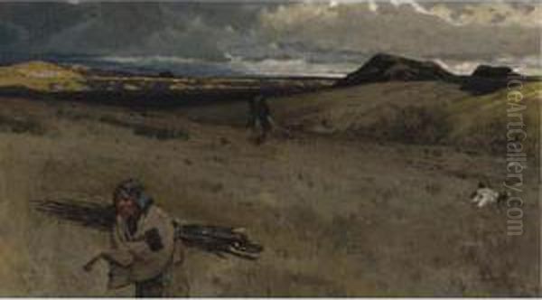 The Toilers Of The Plains Oil Painting by Henry Farny